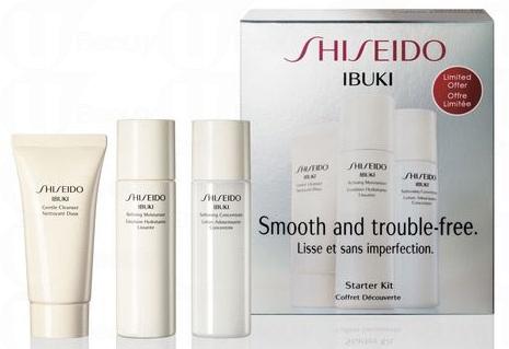 SHISEIDO IBUKI 限量基本護膚組合 HK$220